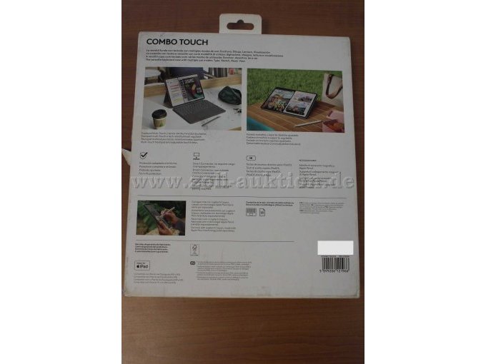 2 Logitech Combo Touch iPad Air 13-inch Keyboard Case - spanische Tastatur – foto 2 – kavel bij Zoll-Auktion, Aachen