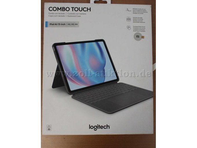 2 Logitech Combo Touch iPad Air 13-inch Keyboard Case - spanische Tastatur – kavel bij Zoll-Auktion, Aachen