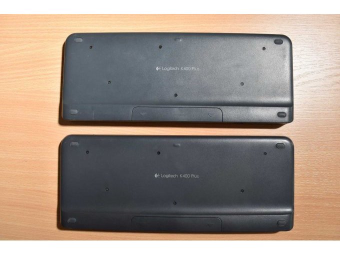 Logitech K400 Plus Touch Wireless Tastatur schwarz
Ansicht von hinten