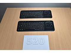 Logitech K400r Touch Wireless Tastatur schwarz 
Gesamtansicht
