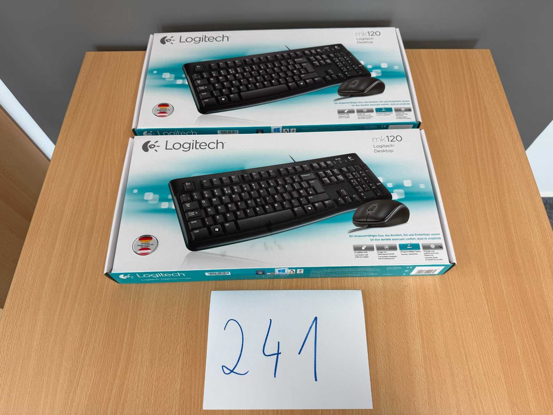 Logitech MK120 – Tastatur und Maus Set -OVP-
Gesamtansicht