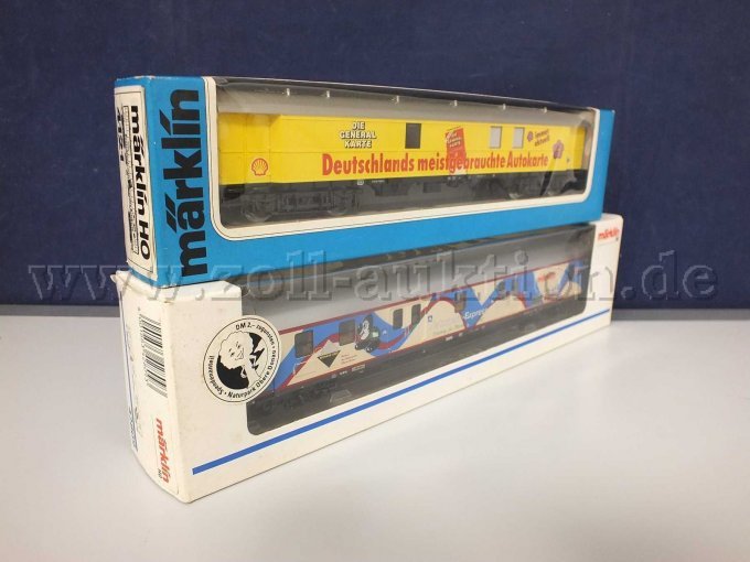 Seitenansicht der Güterwagen in der OVP