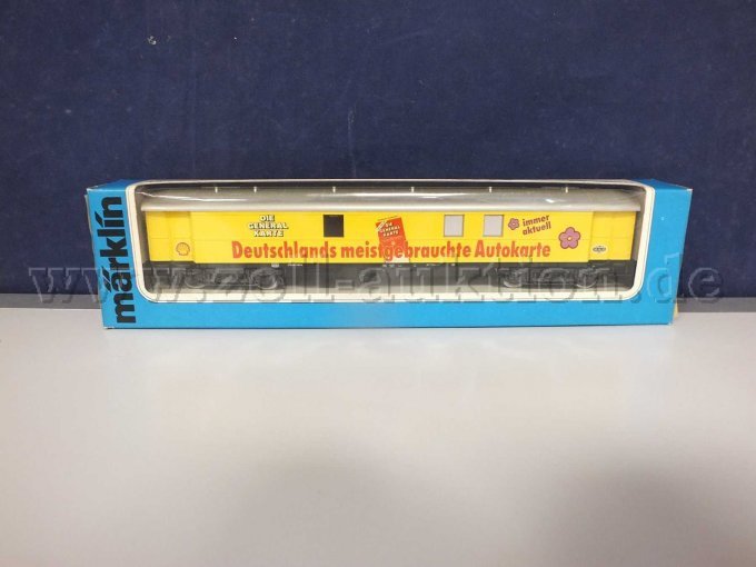 Vorderansicht Ausstellungswagen" DIE GENERAL KARTE, Deutschlands meistgebrauchte Autokarte"