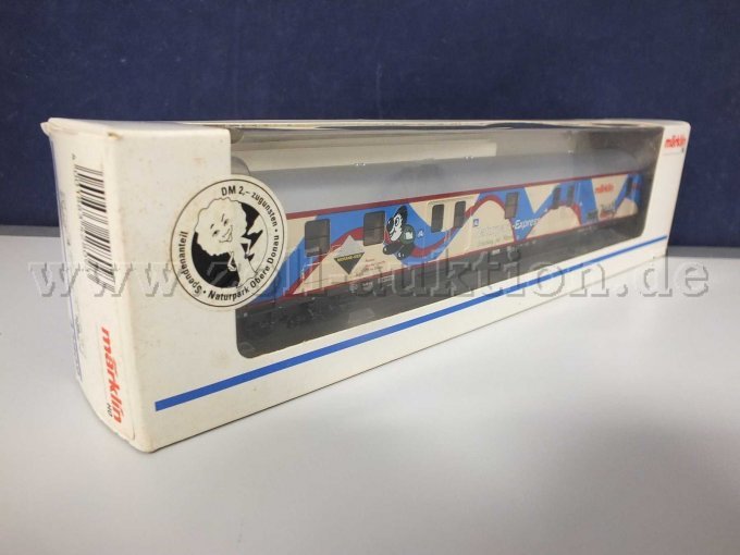 Fahrradwagen DB Seitliche Ansicht "Naturpark Express" Obere Donau OVP