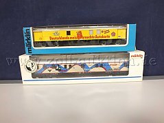 Gesamtansicht der Aukton  Güterwagen 4121/84866, Spur H0 in OVP