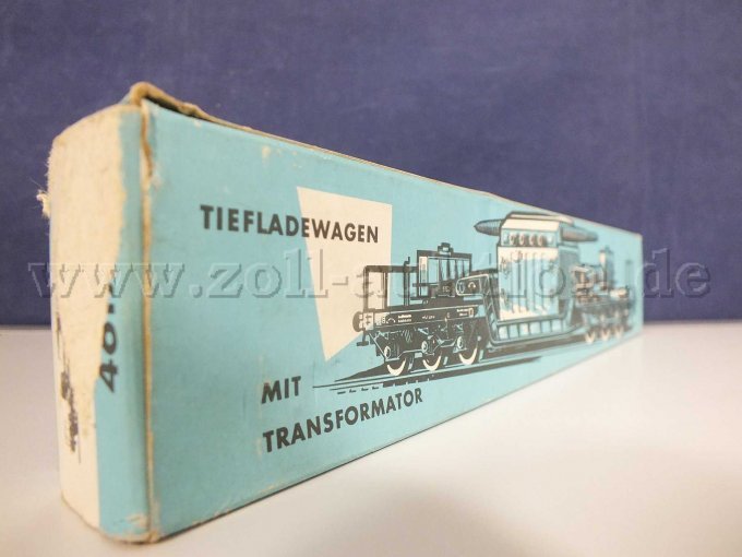 Detailansicht OVP schräg seitlich mit Beschädigungen Tiefladewagen 1