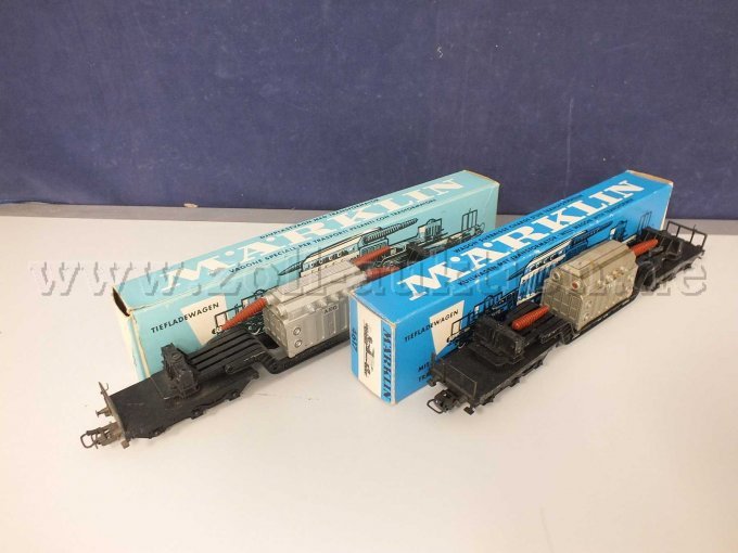 Gesamtansicht der Auktion Tiefladewagen  mit Transformator