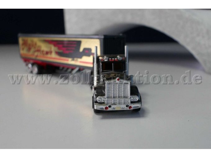 Majorette Sattelzug Kenworth Night Hawk Ansicht von vorne