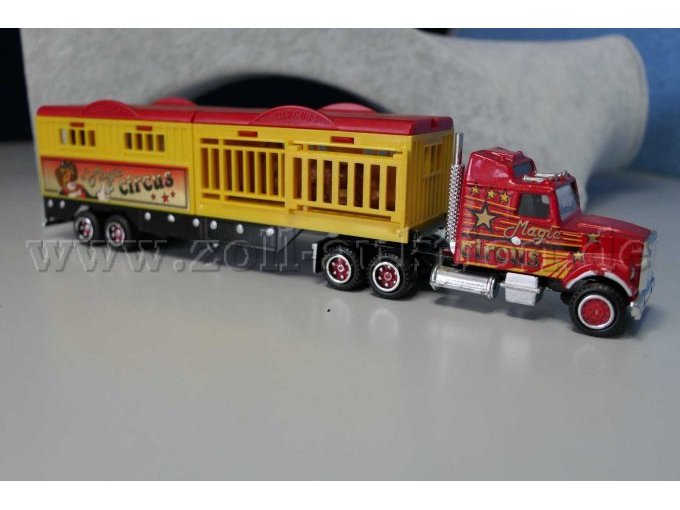 Majorette Sattelzug Magic Circus Ansicht von der Seite