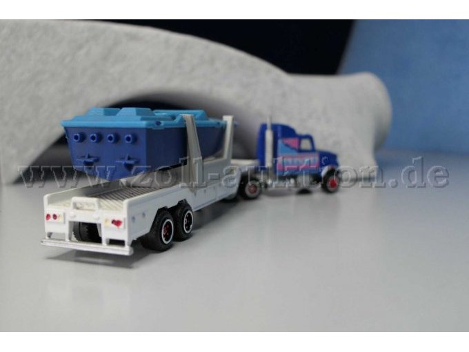 Majorette Sattelzug Miami mit Boot Ansicht von hinten