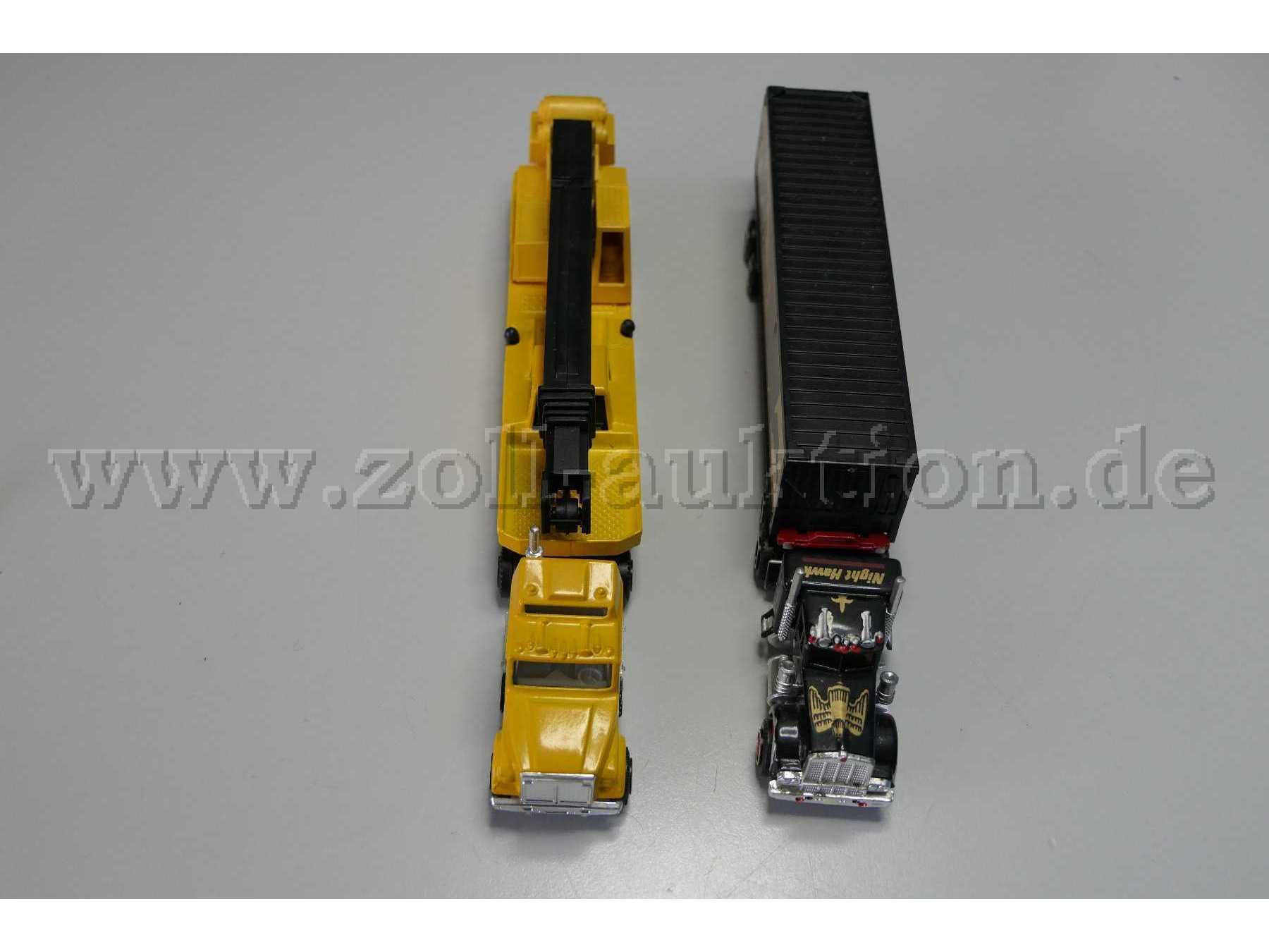 Majorette Sattelzüge, 1:87 Gesamtansicht