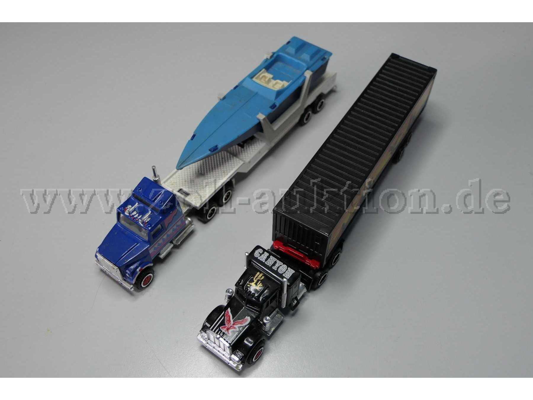 Majorette Sattelzüge, 1:87 Gesamtansicht