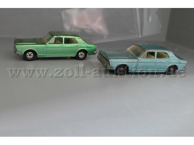 2 Matchbox-modellen: Ford Codiac MK.IV nr. 53, Ford Codiac KK.IV PAT APP nr. 53, schaal 1:64 – foto 4 – kavel bij Zoll-Auktion, Halle (Saale)