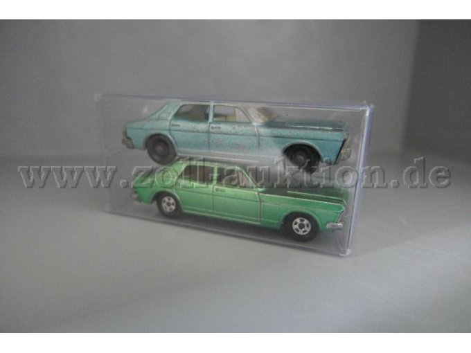 2 Matchbox Modelle Ford Codiac MK.IV Nr.53, Ford Codiac KK.IV PAT APP Nr.53, 1:64 – kavel bij Zoll-Auktion, Halle (Saale)