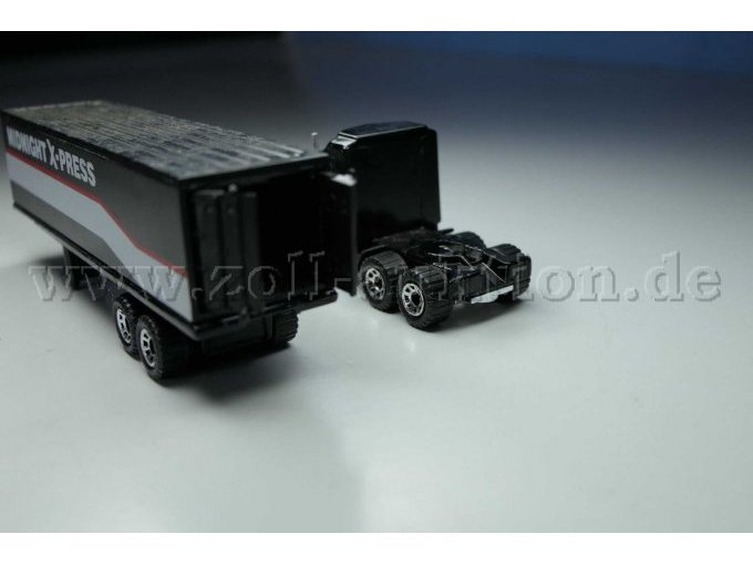 Matchbox Sattelzug Midnight Express Ansicht von hinten zerlegt