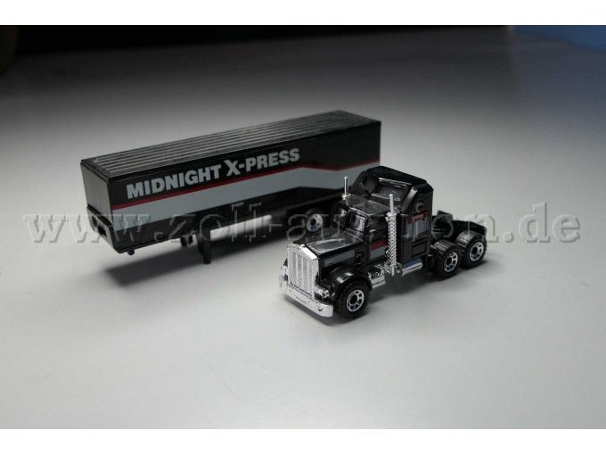 Matchbox Sattelzug Midnight Express Ansicht von der Seite zerlegt