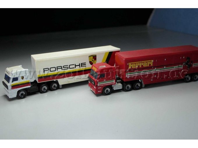 Matchbox Sattelzüge, 1:86 Gesamtansicht Matchbox Sattelzüge, 1:86 Gesamtansicht