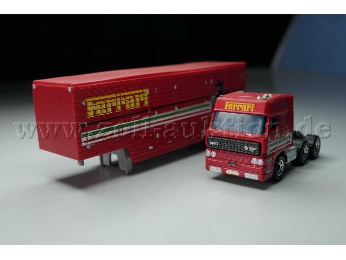 Matchbox Sattelzug Ferrari Ansicht zerlegt von vorne