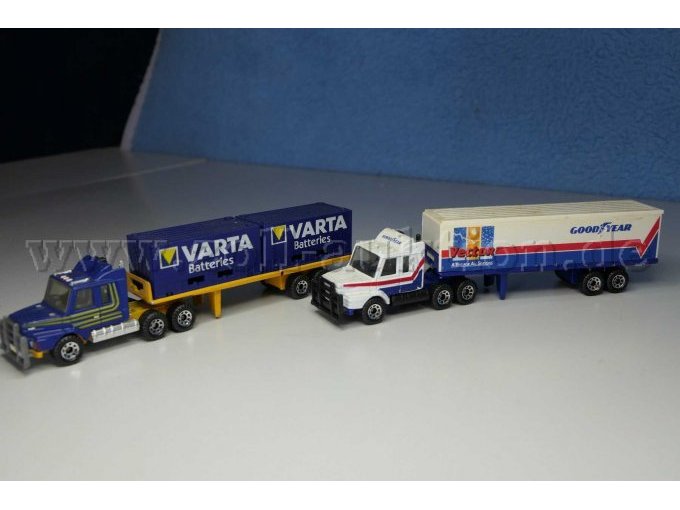 Matchbox Sattelzüge, 1:90 Gesamtansicht Matchbox Sattelzüge, 1:90 Gesamtansicht