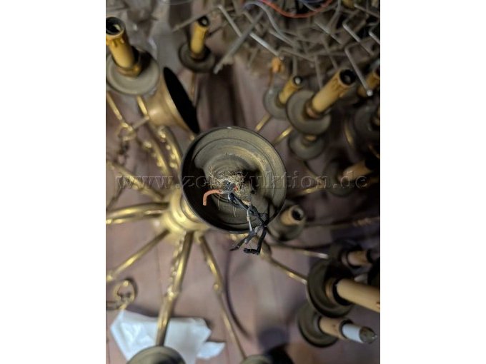 Stromanschluss Kronleuchter