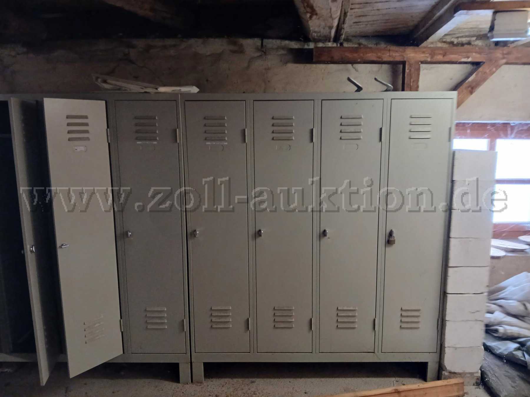 Gesamtansicht Spinde