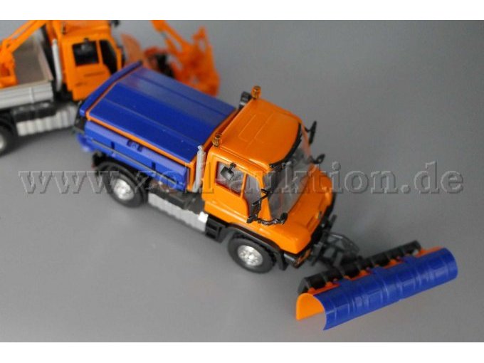 Unimog Schneepflug Ansicht von oben