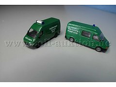 Die Modellfahrzeuge zusammen