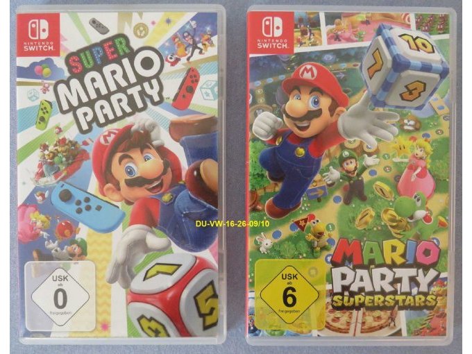 Nintendo Switch Spiele "Mario Party Superstars" und "Super Mario Party" Nintendo Switch Spiele "Mario Party Superstars" und "Super Mario Party"