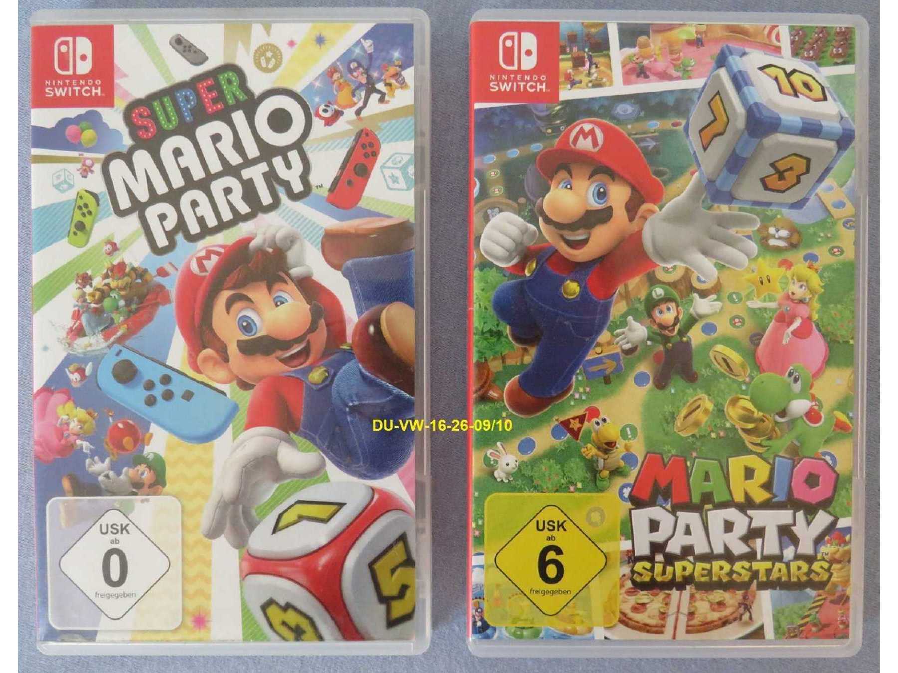 Nintendo Switch Spiele "Mario Party Superstars" und "Super Mario Party"