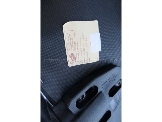Detailaufnahme des Typenschilds