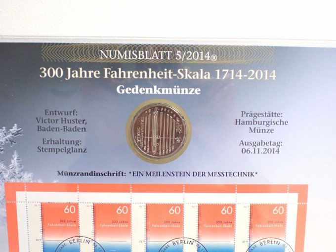 Informationen auf dem Numisblatt