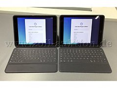 2 Apple iPad 7. Generation mit Logitech Tastatur Hülle