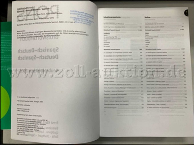 2 PONS Großwörterbuch Spanisch (alt, gut erhalten) – foto 7 – kavel bij Zoll-Auktion, Mönchengladbach