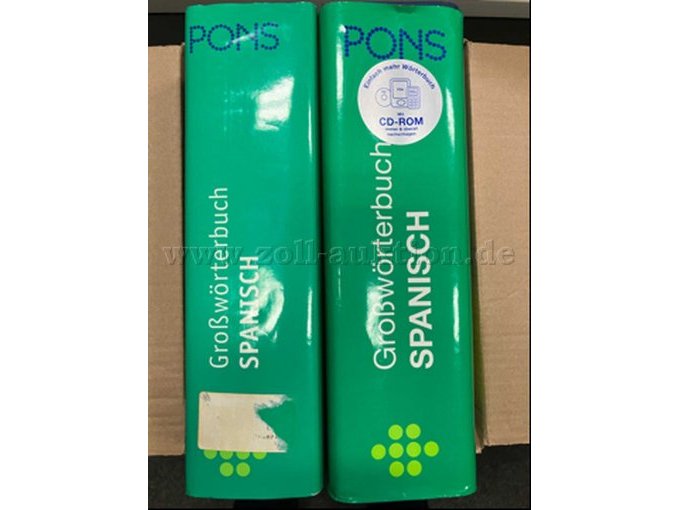 2 PONS Großwörterbuch Spanisch (alt, gut erhalten) – foto 3 – kavel bij Zoll-Auktion, Mönchengladbach