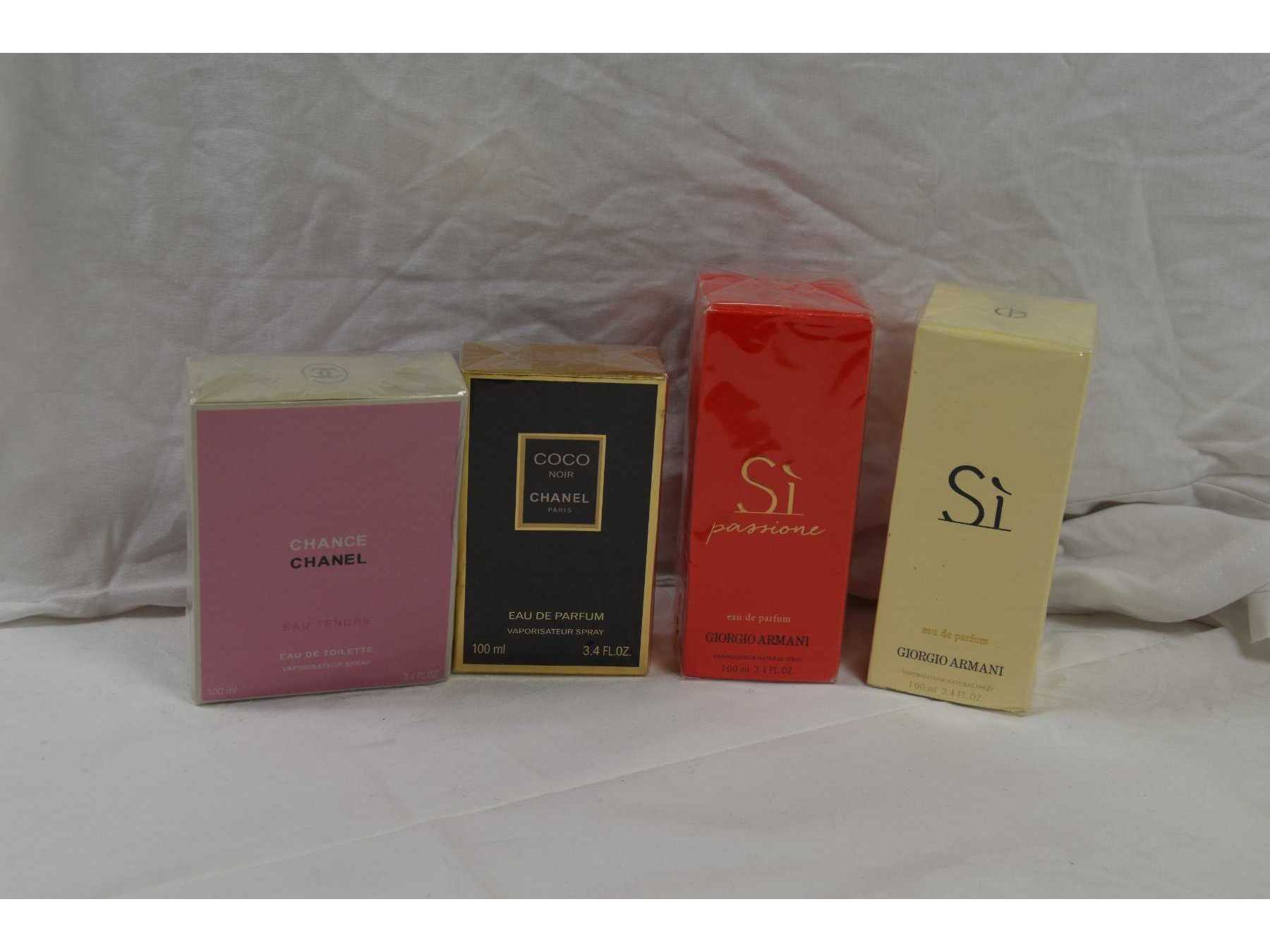 2 Parfum „Chanel” und 2 Parfum “Giorrgio Armani”