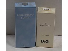 2 Parfum „Dolce & Gabbana“ light blue und 3 Limperatrice