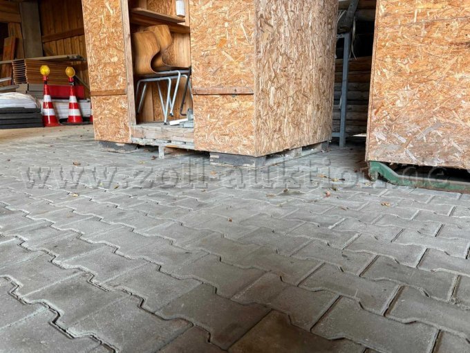2 portiershuisjes van OSB, inclusief transportpallets – tweedehands – foto 7 – kavel bij Zoll-Auktion, Pfarrkirchen