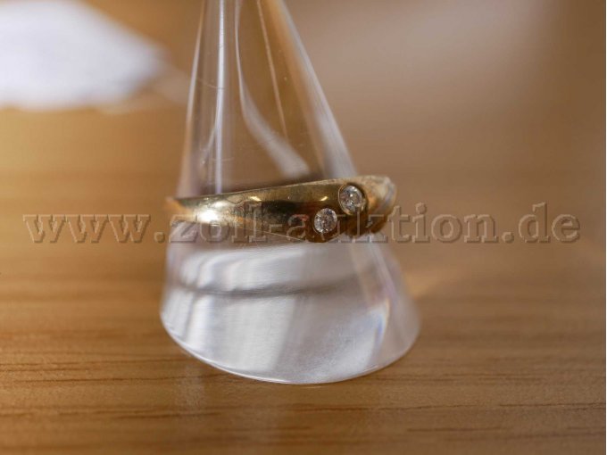 2 Ringe, ein Goldring 333/- Gold und ein Silberring 800/- Silber – foto 4 – kavel bij Zoll-Auktion, Nürnberg