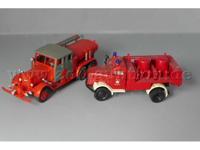 Roco Minitanks Henschel TLF, 1:87 Gesamtansicht