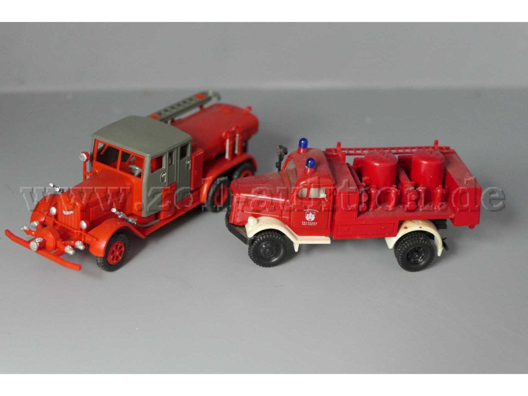 Roco Minitanks Henschel TLF, 1:87 Gesamtansicht