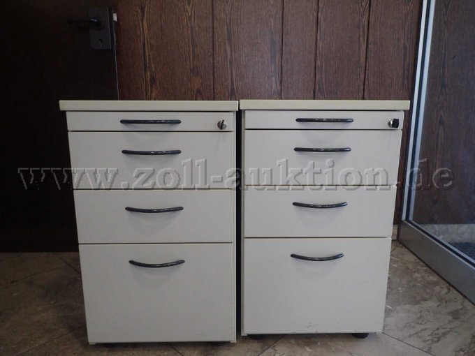 Rollcontainer (abschließbar mit Schlüssel).