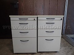 Rollcontainer (abschließbar mit Schlüssel).