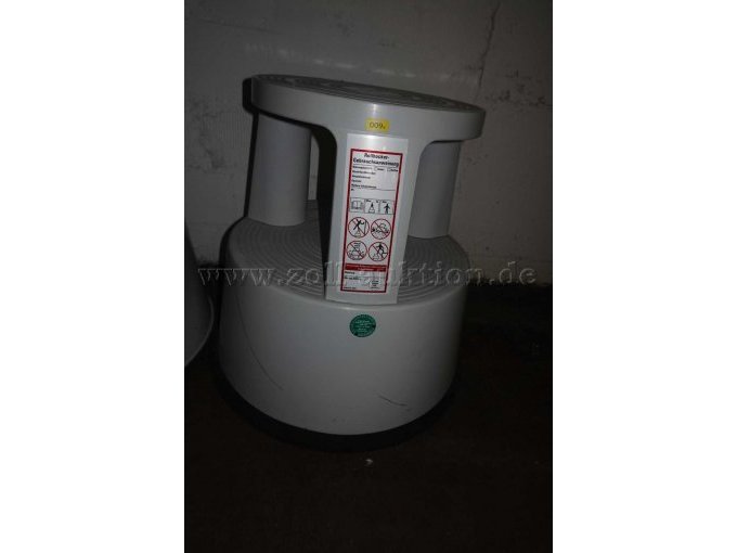 Etikett am Rolltritt