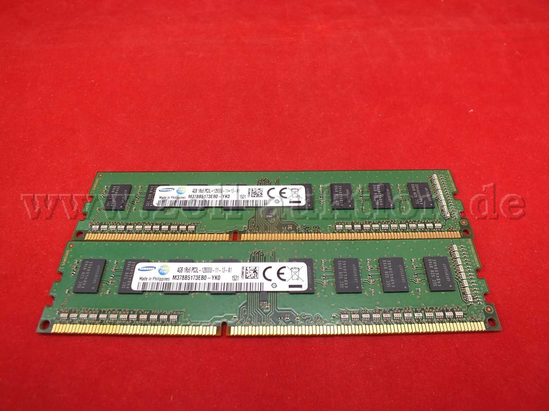 Zoll-Auktion - 2 Samsung RAM Module M378B5173EBO-YKO, Arbeitsspeicher 4 ...