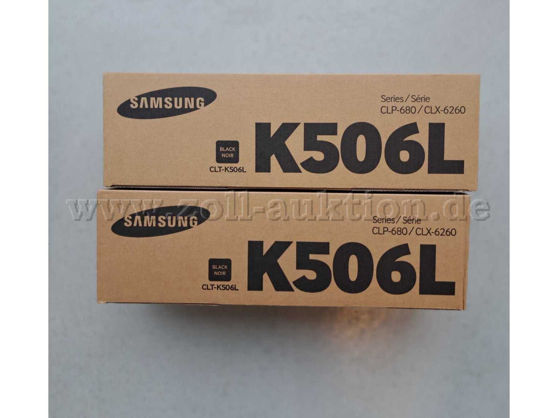 2 Tonerkartuschen im Originalkarton, Farbe Schwarz, K506L