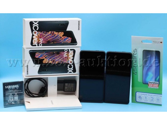 Bundle Samsung xCover Pro 64GB mit Ersatzakku und Schutzglas