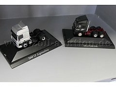 Sattelzugmaschinen von Herpa DAF CF und Iveco Turbostar Gesamtansicht