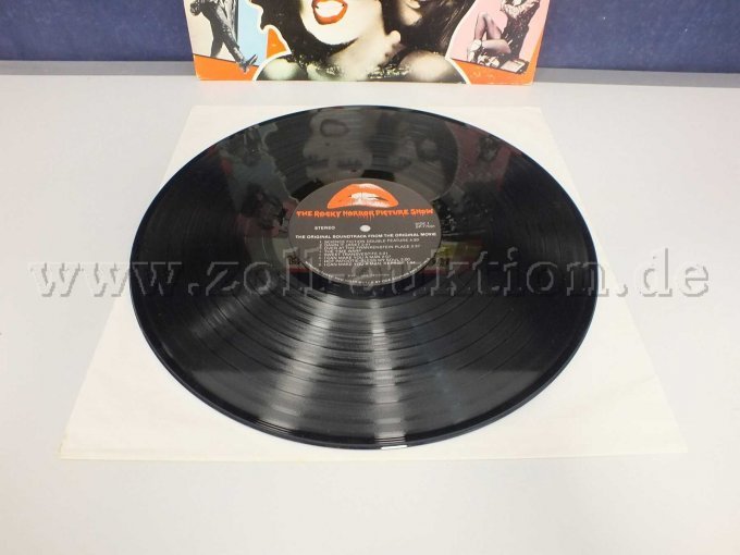 Detailansicht der LP "The Rocky Horror Show" ohne Hülle