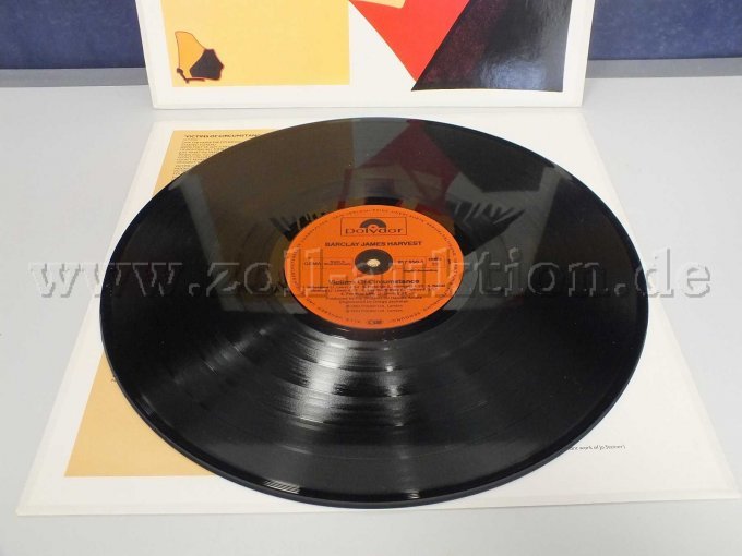 Detailansicht der LP "Victims Of Circumstance" ohne Hülle