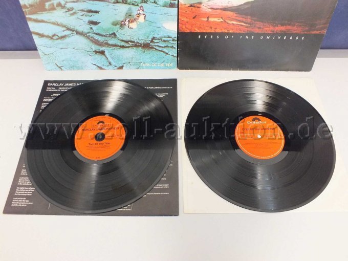 Detailansicht der LPs ohne Hülle